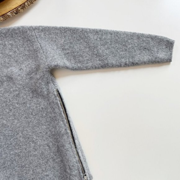 • Michelle Mason Alpaca Merino Wool Zip Sweater • - Picture 8 of 14